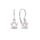 MOISS náušnice z bílého zlata KVĚTINA