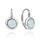 MOISS stříbrné náušnice OPÁL
