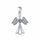 MOISS stříbrný přívěsek ANDĚL