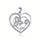 MOISS stříbrný přívěsek SRDCE