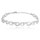 MINET Stříbrný náramek NEKONEČNO se zirkony