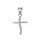 MOISS stříbrný přívěsek KŘÍŽ ROSE