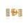 MOISS náušnice ze žlutého zlata