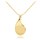 MINET Moderní zlatý náhrdelník kapka Au 585/1000 2,35g
