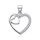 MOISS stříbrný přívěsek SRDCE