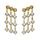 Victoria Cruz A4103-06DT - stříbrné náušnice - zlacené