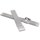 MINET Stříbrný ocelový řemínek MESH Band Silver - 18