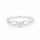 Zlatý 585/1000 prsten z bílého zlata se zirkonem 10298