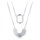 MINET Moderní stříbrný náhrdelník