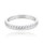 MINET+ Stříbrný 925/1000 snubní prsten s bílými zirkony