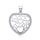 MOISS stříbrný přívěsek SRDCE