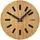 KUBRi 0173 - 32 cm hodiny z dubového masívu včetně dřevěných ručiček