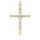 MOISS přívěsek žlutého zlata KŘÍŽEK BICOLOR