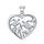 MOISS stříbrný přívěsek SRDCE