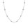 Zlatý náhrdelník z bílého zlata