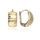 MOISS náušnice ze žlutého zlata