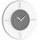 Designové nástěnné hodiny I060MAT smoke grey IncantesimoDesign 35cm