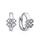 MOISS stříbrné náušnice ČTYŘLÍSTEK