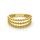 Zlatý prsten trojřadý