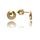 MOISS náušnice ze žlutého zlata KRUH
