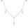 Náhrdelník JVD SVLN0519XK4BI45 stříbrný