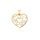 MOISS přívěsek ze žlutého zlata SRDCE