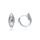 MOISS náušnice z bílého zlata