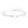 MINET Stříbrný náramek FOREVER