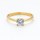 Zlatý 585/1000 prsten se zirkonem 31SJ7175