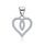 MOISS stříbrný přívěsek SRDCE