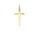 MOISS přívěsek ze žlutého zlata KŘÍŽEK