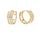 MOISS náušnice ze žlutého zlata