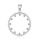 MOISS stříbrný přívěsek KRUH