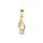 MOISS přívěsek ze žlutého zlata
