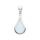 MOISS stříbrný přívěsek OPÁL KAPKA