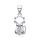 MOISS stříbrný přívěsek KOČKA