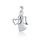 MOISS stříbrný přívěsek ANDĚL