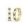 MOISS náušnice ze žlutého zlata