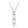 MINET Moderní stříbrný náhrdelník