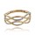 MINET Zlatý propletený prsten Au 585/1000 vel. 54 - 1,55g