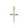MOISS přívěsek ze žlutého zlata KŘÍŽ