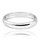 MINET+ Stříbrný snubní prsten 4 mm
