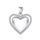 MOISS stříbrný přívěsek SRDCE