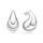 MOISS stříbrné náušnice