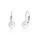 Náušnice JVD stříbrné