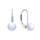 MOISS stříbrné náušnice OPÁL