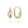 MOISS náušnice ze žlutého zlata
