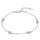 MINET Stříbrný náramek kapky