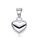 MOISS stříbrný přívěsek SRDCE