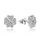 MOISS stříbrné náušnice ČTYŘLÍSTEK